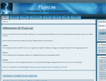 Tablet Screenshot of fluxio.se